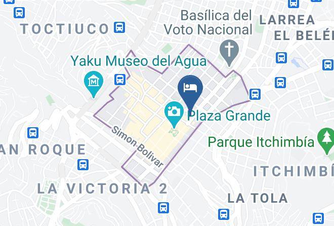 Distrito Metropolitano De Quito - Hotel El Relicario Del Carmen Hotel Maps