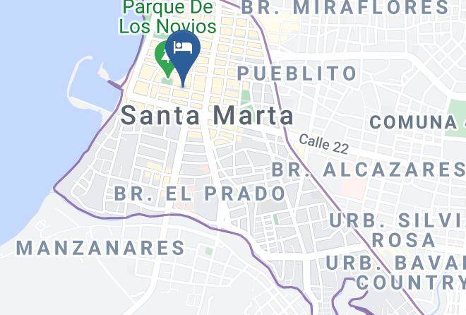 Santa Marta - Hotel El Reposo Maps