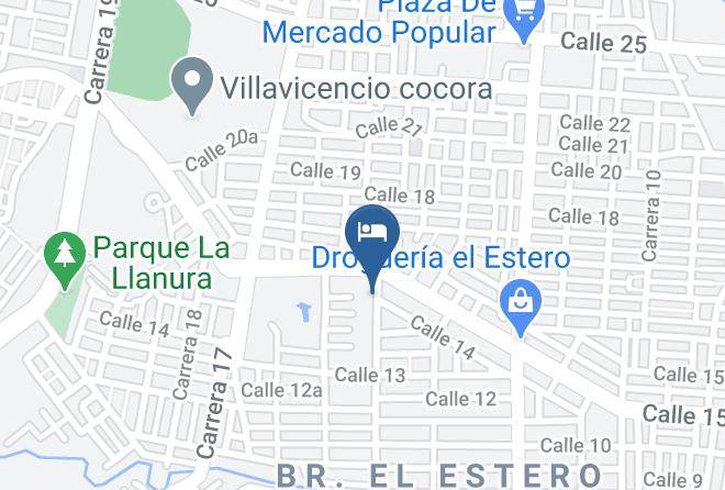 Villavicencio - Hotel El Rey David Mc Maps
