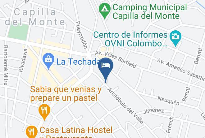 Punilla Department - Hotel El Rey Del Monte Maps
