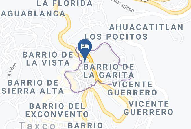 Taxco De Alarcon - Hotel El Rey Taxco Maps