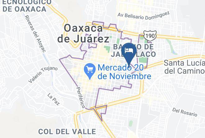 Oaxaca De Juarez - Hotel El Rincon De Dona Bety Maps