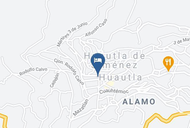 Huautla De Jimenez - Hotel El Rinconcito Maps