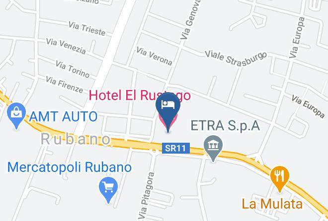 Hotel El Rustego Map