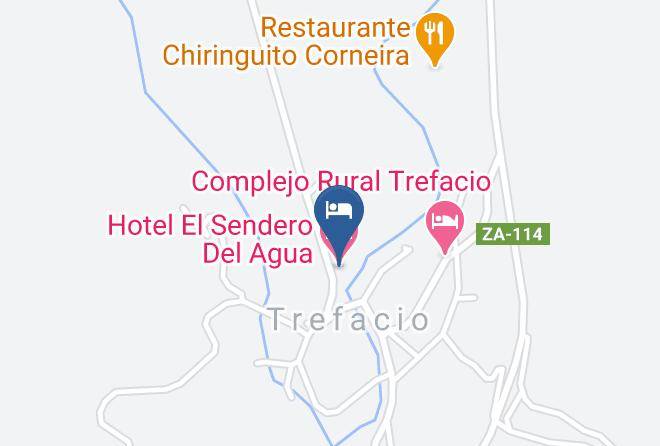 Zamora - Hotel El Sendero Del Agua Maps