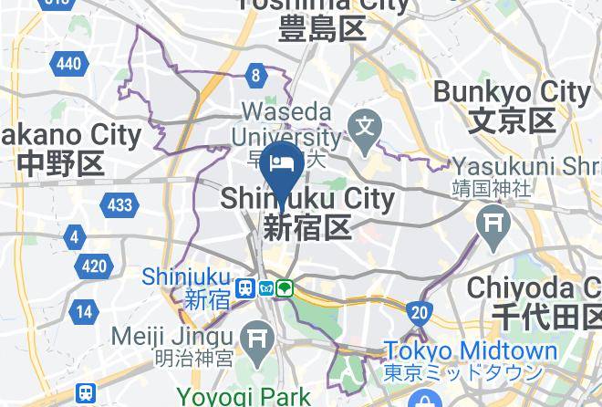 Shinjuku Ward - Hotel El Shinjuku 2 Maps