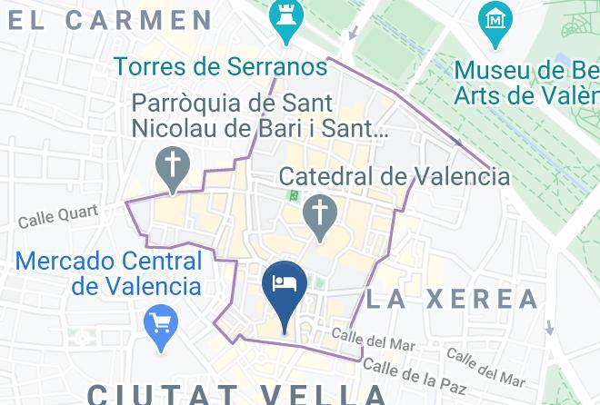Valencia - Hotel El Siglo Maps