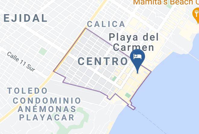 Solidaridad - Hotel El Sol Del Caribe Maps