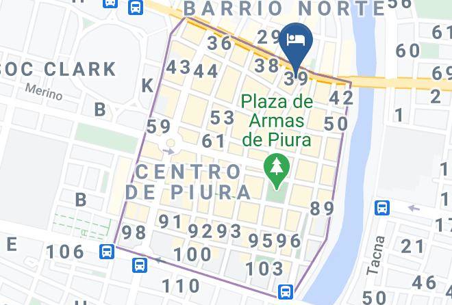 Piura - Hotel El Sol Maps