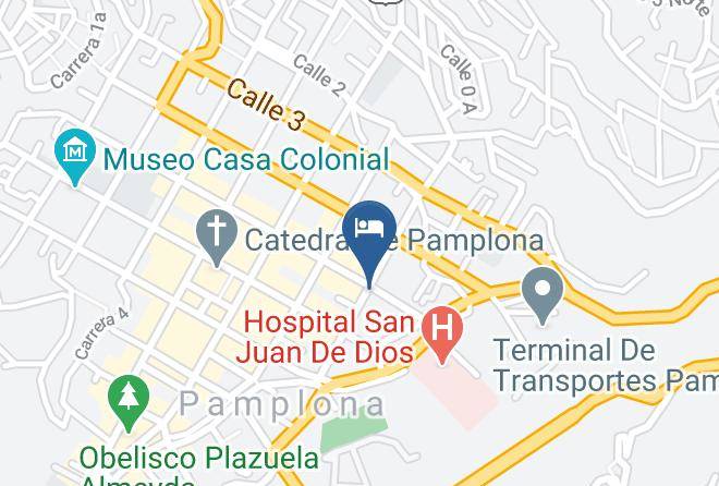 Pamplona - Hotel El Solar Maps
