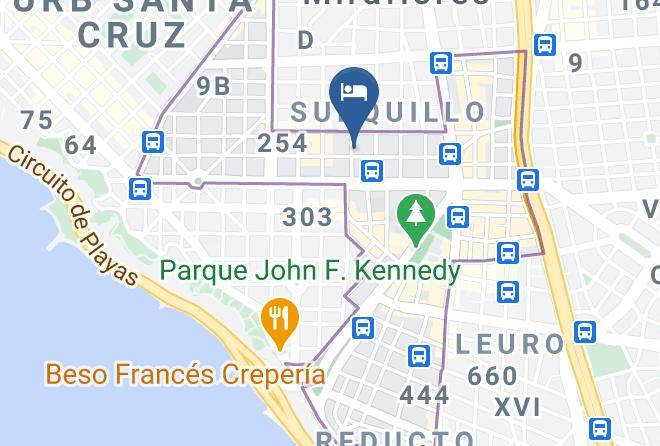 Miraflores - Hotel El Tambo Dos De Mayo Maps