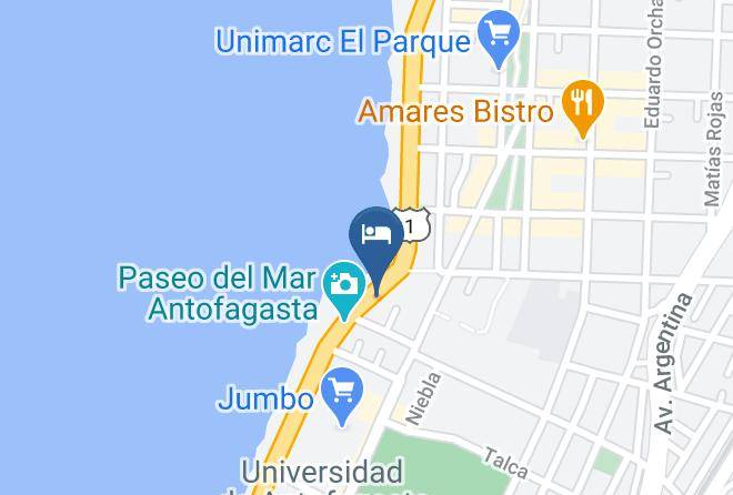 Antofagasta Province - Hotel El Tatio Maps