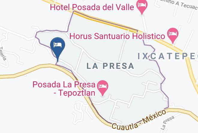 Tepoztlan - Hotel El Tepetate Maps