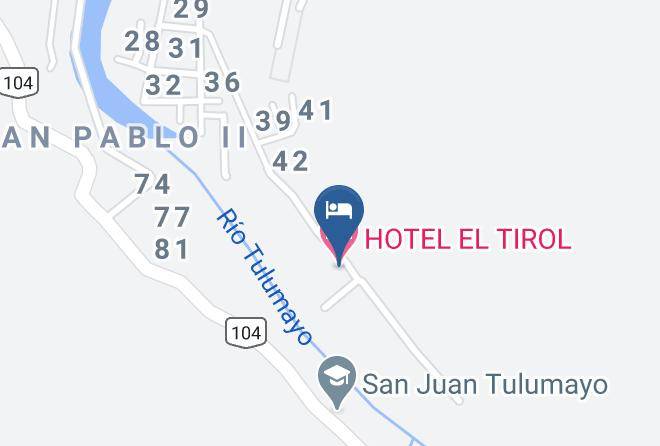 Chanchamayo - Hotel El Tirol Maps