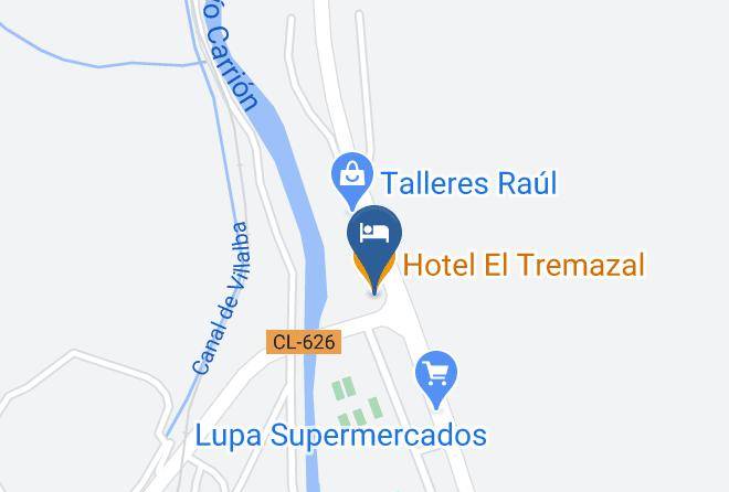 Palencia - Hotel El Tremazal Maps