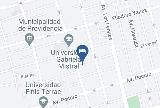 Santiago - Hotel El Vergel Maps