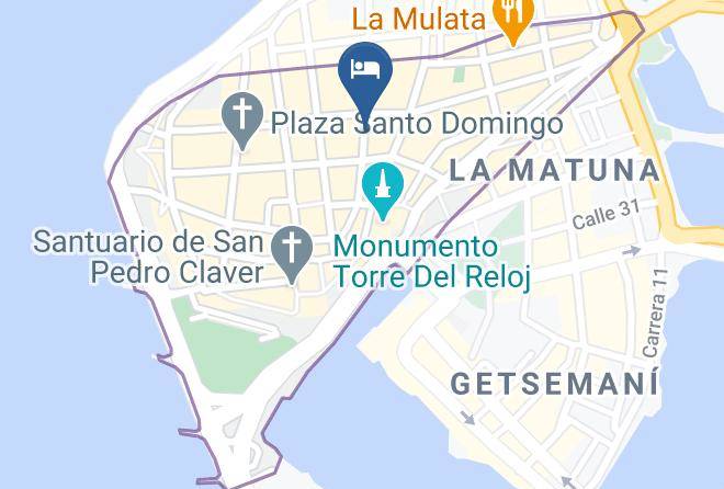 Cartagena De Indias - Hotel El Viajero 2 Maps