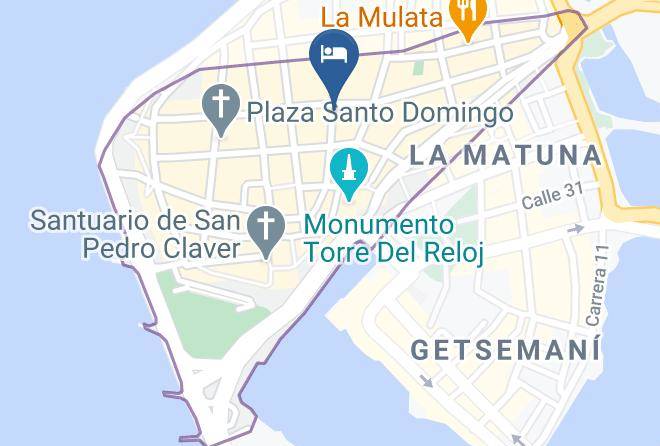 Cartagena De Indias - Hotel El Viajero Centro Maps