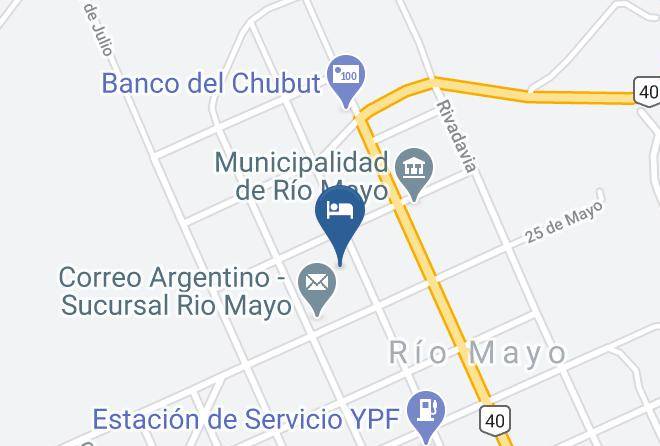 Rio Senguer Department - Hotel El Viejo Covadonga Maps