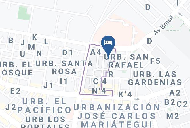Santa - Hotel El Virrey Maps