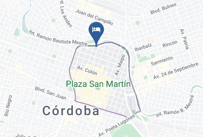 Cordoba - Hotel El Virrey Maps