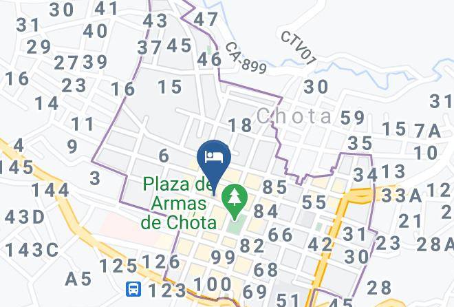 Chota - Hotel El Vizcaino Maps
