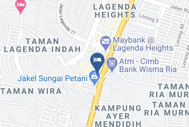 Kuala Muda District - Hotel El Zahraa Maps