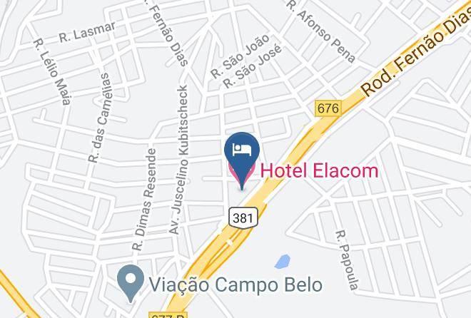 Hotel Elacom Map