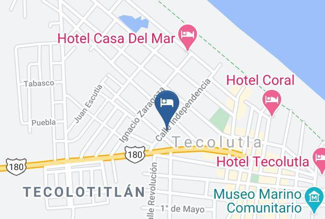 Tecolutla - Hotel Elba Paradise Maps