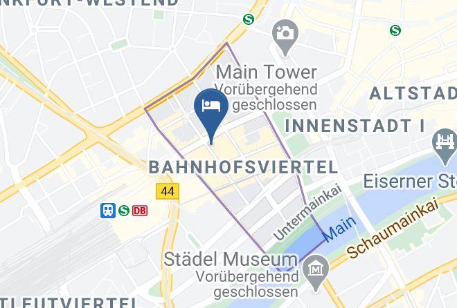 Frankfurt Am Main - Hotel Elbe Maps