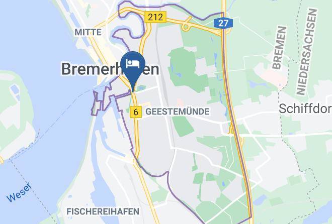 Bremerhaven - Hotel Elbinger Platz Maps