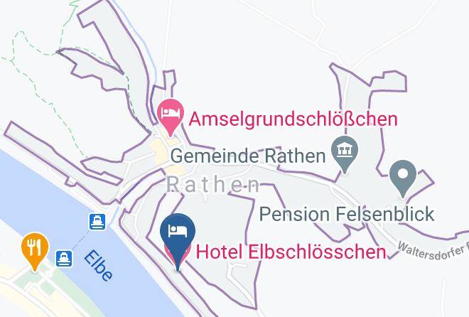 Sachsische Schweiz Osterzgebirge - Hotel Elbschlosschen Maps