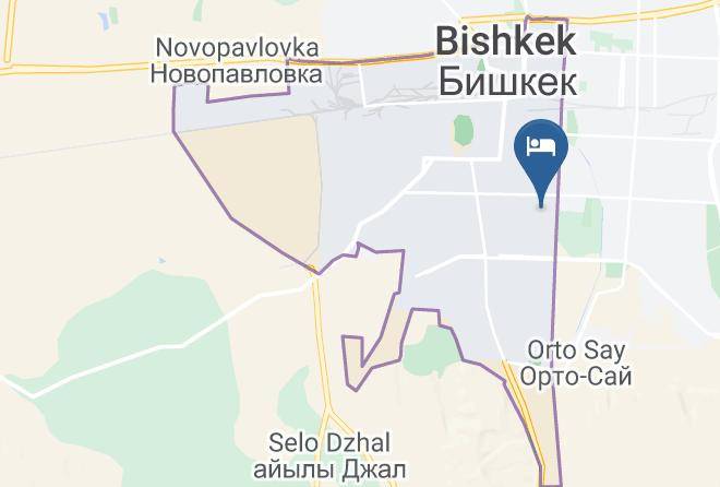 Bishkek - Hotel Eldorado Maps