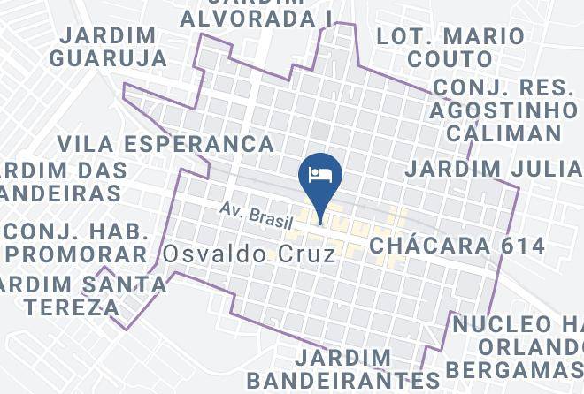 Osvaldo Cruz - Hotel Eldorado Maps