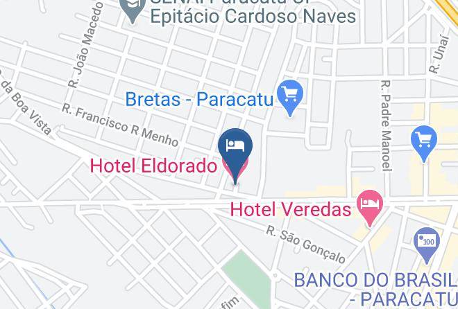 Paracatu - Hotel Eldorado Maps