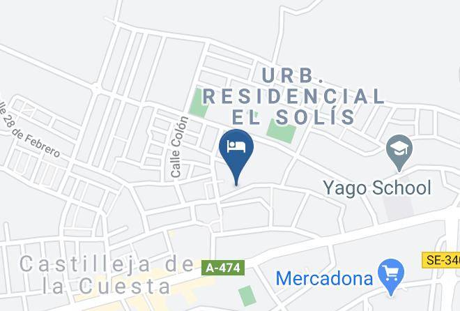 Seville - Hotel Ele Santa Barbara Maps