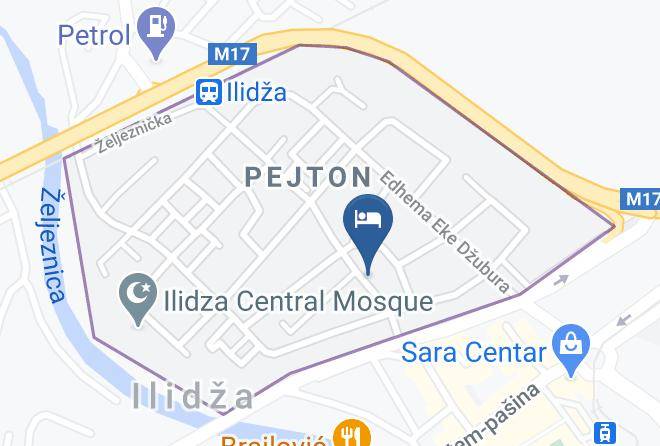 Sarajevo - Hotel Elegance Maps