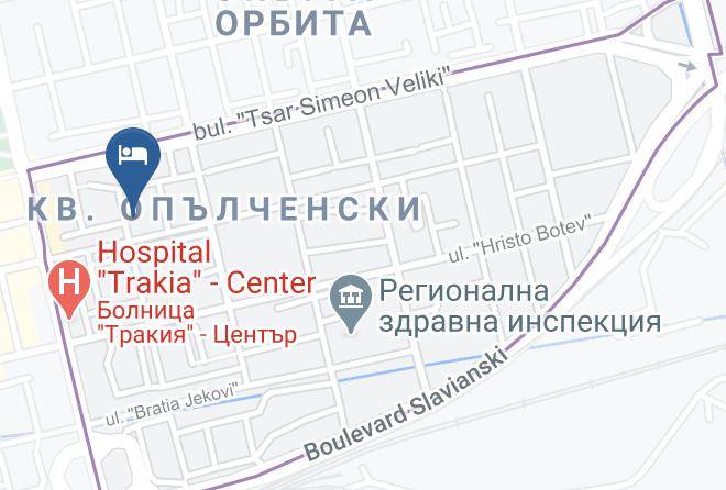 Stara Zagora - Hotel Elegance Maps