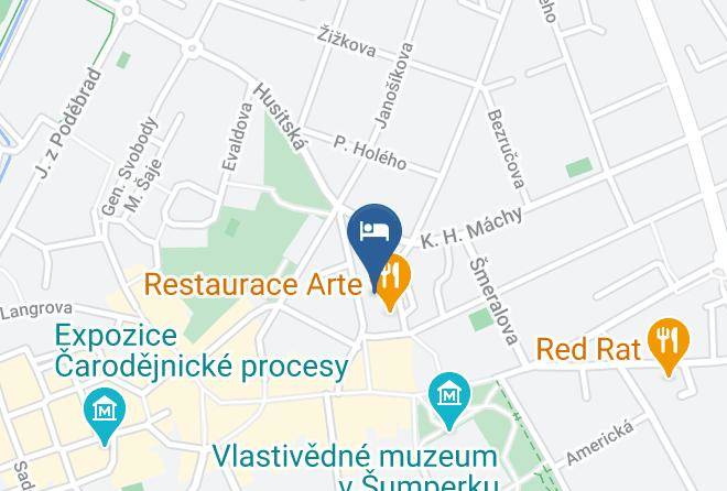 Sumperk - Hotel Elegance Maps