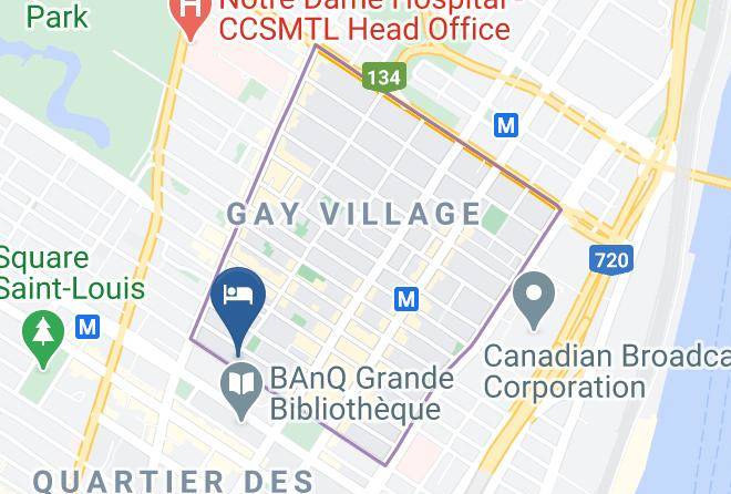 Montreal - Hotel Elegant Maps