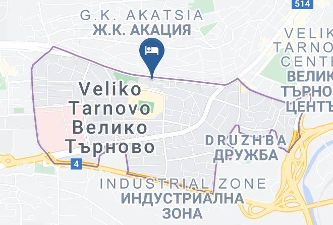 Veliko Tarnovo - Hotel Elena Maps