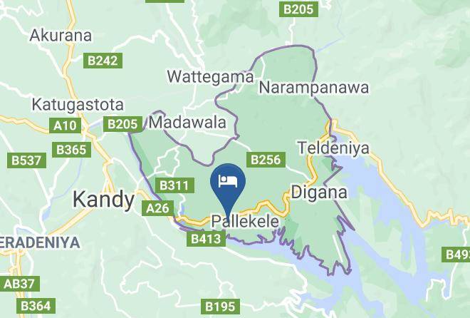 Kandy - Hotel Elephant Park Maps