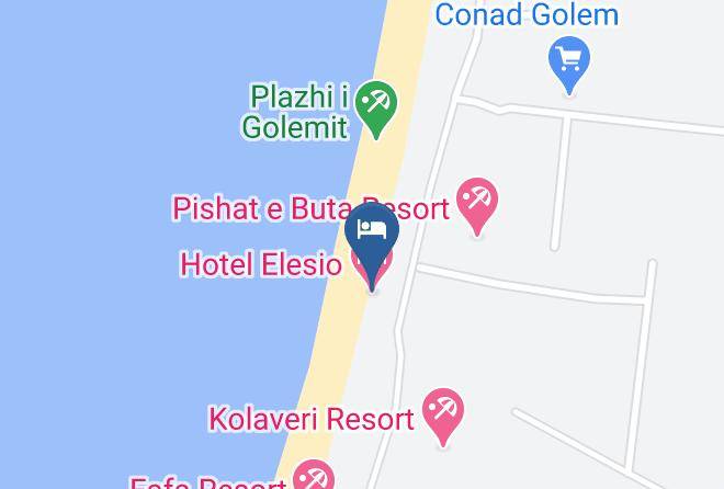 Kavaje - Hotel Elesio Maps