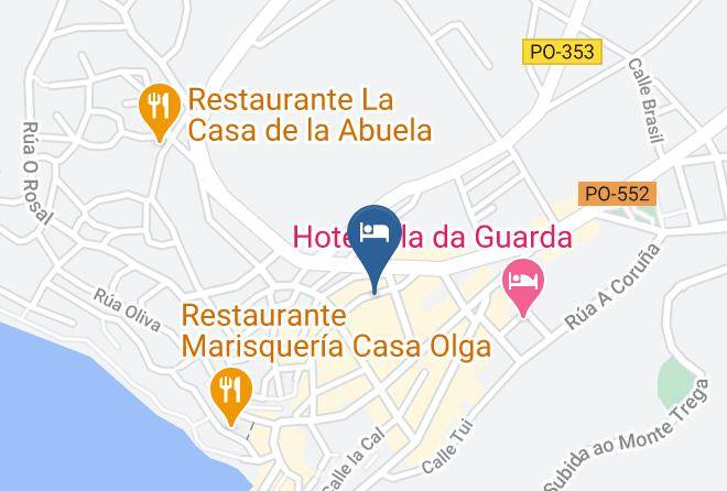 Pontevedra - Hotel Eli Mar Maps