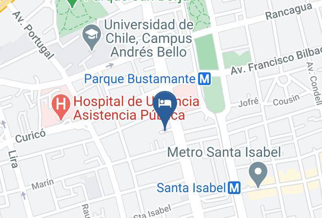 Santiago - Hotel Elisa Cole Maps