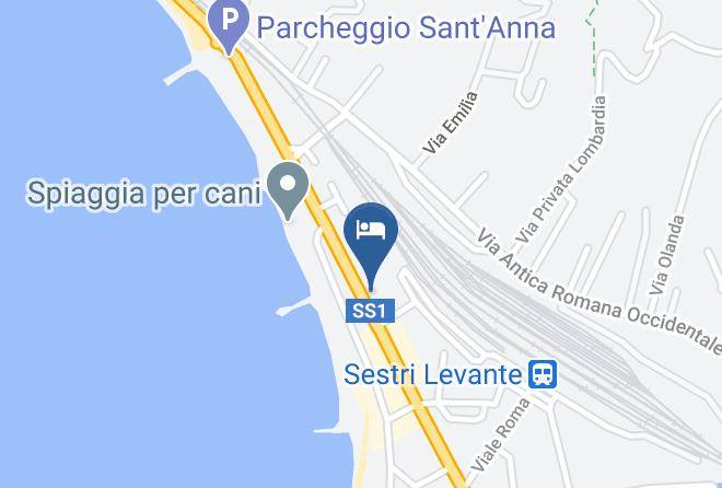 Genoa - Hotel Elisabetta Maps