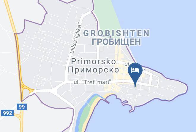 Primorsko - Hotel Elit Maps