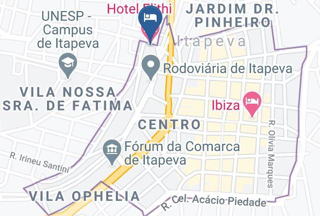 Itapeva - Hotel Elithi Maps