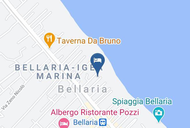 Rimini - Hotel Elizabeth Bellaria Maps