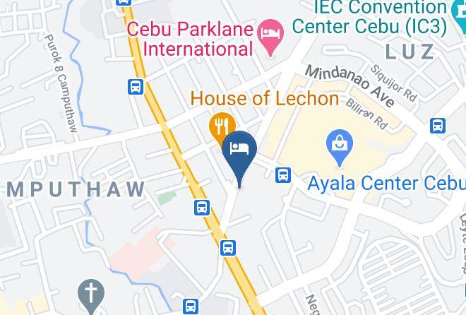 Cebu - Hotel Elizabeth Cebu Maps